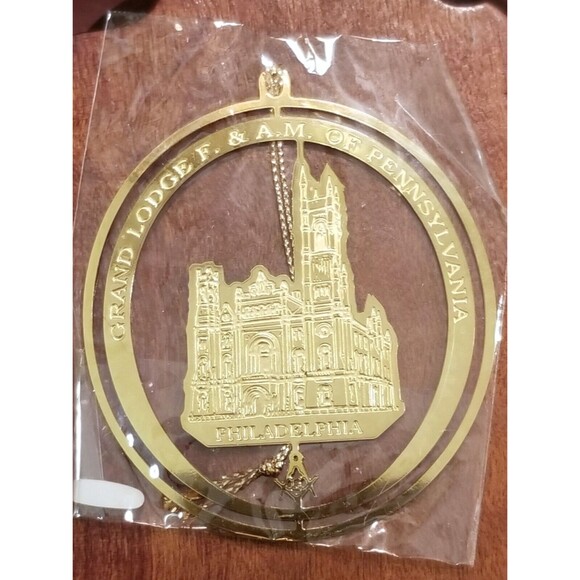 2006 Grand lodge Of Pennsylvania Key Chain & Ornament 275th Anniversary - Picture 2 of 5